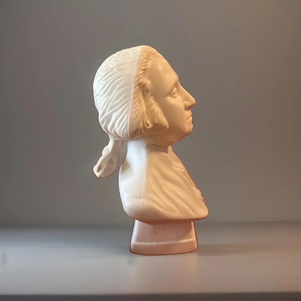 Vtg 1970s Collectible AVON President Washington Bust Tai Winds After shave Full